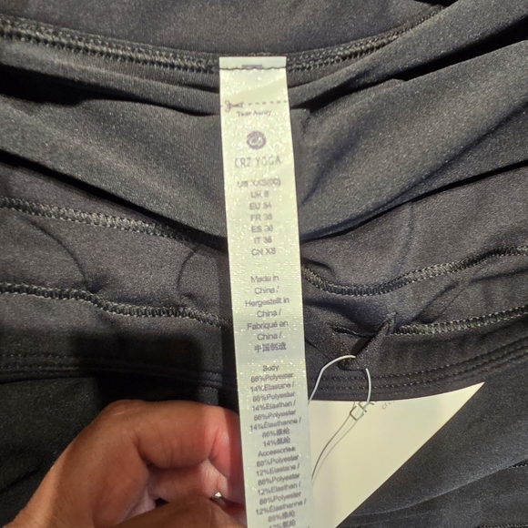 CRZ YOGA Black Mini Skirt - Picture 3 of 6